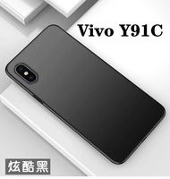 พร้อมส่งทันที Case Vivo Y91C / Y1S เคสโทรศัพท์วีโว่ Y91c เคสนิ่ม tpu เคสสีดําสีแดง เคสซิลิโคน สวยและบางมาก