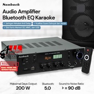 Audio Amplifier Bluetooth EQ Karaoke FM Radio 200W - AV-80