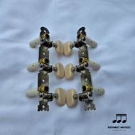 Drayer Gitar Tuning Machine Gitar Putaran Gitar untuk Gitar klasik Nylon