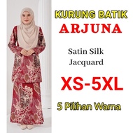 [LUVLA] Baju Kurung Batik Sultanah Sedondon - ARJUNA (XS-5XL ,plus size, jacquard satin, SEDONDON BA