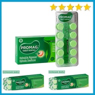 PROMAG OBAT MAAG DAN KEMBUNG 1 BLISTER ISI 10 TABLET KUNYAH
