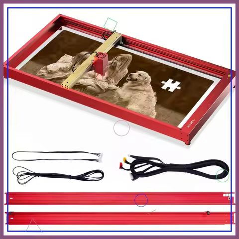 Extension Kit for D1 Pro Laser Engraver, Expand Area to 36.85''x17'', Longer Engraving & Cutting