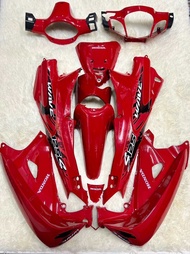 ชุดสี เวฟ125-S หัวเถิกสีแดงล้วน ปี2002 ลายแต่งARM