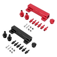 Universal 6 Port Vacuum Block Intake Manifold Kit Fuel Gas Wastegate Turbo Boost  Aluminium Alloy Va