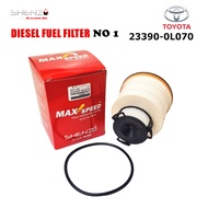 Toyota Hilux Revo Fortuner 23390-0L070 GUN125 GUN126 Diesel Filter GUN155 GUN156 FUEL FILTER origina