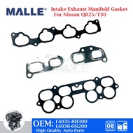 QR25 T30 Engine Intake Exhaust Manifold Gasket For Nissan X-TRAIL T30 ALTIMA SENTRA 2.5 Car Accessor