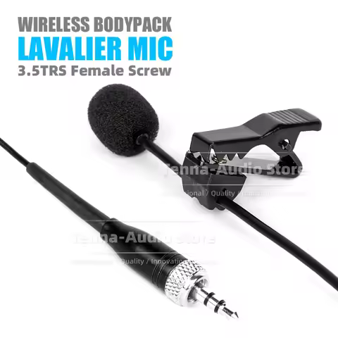 Tie Clip Lavalier Microphone For SENNHEISER EW100 EW300 EW500 G1 G2 G3 EW 100 300 500 G 1 2 3 Wirele