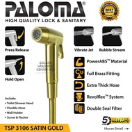 Paloma Tsp3106 Toilet Jet Washer Bidet 2 Spray Modes Set Standard Satin Gold