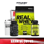[ชุดโปรโมชั่นเซ็ต] BAAM VX CUT V3 (5 LB) WHEY PROTEIN ISOLATE เวย์โปรตีนไอโซเลท ไม่มีไขมัน ไม่มีน้ำต