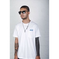 Aye & co Fons Pocket White Tshirt