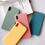 For OPPO Reno 2 Z Phone Case Candy Color Colorful Plain Matte Fresh Simple Cute Solid Color Soft TPU Case Cover