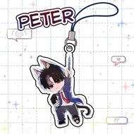 Phone Strap Killer Peter – Akrik 2 Sisi | Gantungan HP Karakter Manhwa Lucu - Peter