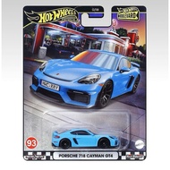 Hot Wheels Porsche Cayman 718 Premium Boulevardbiru