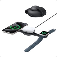 Anker Mag UFO 3-in-1 Charger Qi2 Certified 15W, Foldable Travel Charging