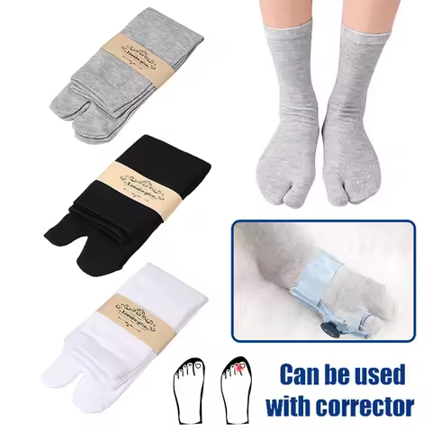 Unisex Toe Separation Socks Bunion Splint Hallux Valgus Appliance Accessories Japanese Flip Flop San