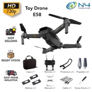 Drone E58 WIFI FPV With Wide Angle 720P HD Camera Height Hold Mode, Foldable Arm RC Four-Axis Drone