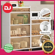 [DJ HOME] 3/4 Layers Multipurpose Storage Cabinet Multi-Layer Storage Cabinet Kitchen Living Room
