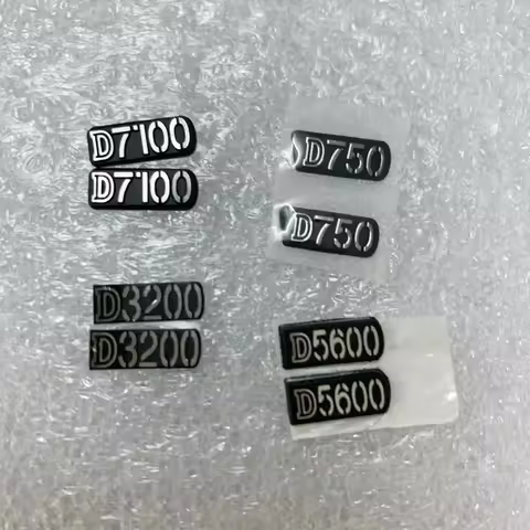 2PCS New for Nikon D750 D7100 D3200 D5600 LOGO Label, Nameplate, SLR Camera Repair Accessories