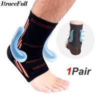 2Pcs/Pair Ankle Compression Sleeve Support Brace for Women & Men Plantar Fasciitis Achilles Tendonit