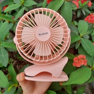 Quạt Tích Điện Yoobao F04 6400Mah Xoay Góc 32 Tiếng Kẹp Xe Đẩy Để Bàn