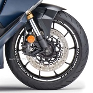 For Honda Forza 750 350 125 2023 Motorcycle Wheel Sticker Rim Stripe Sticker Waterproof Tape