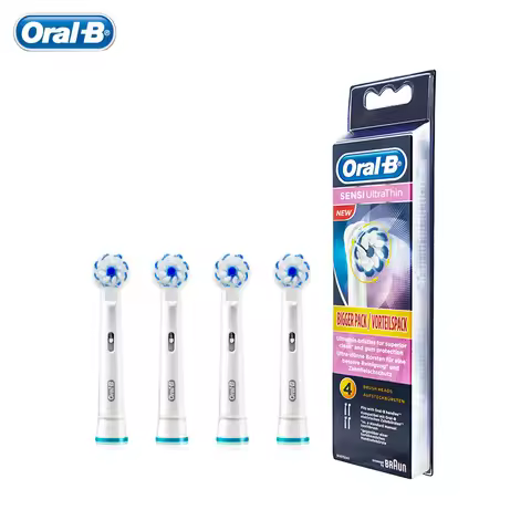 Oral-B Sensitive Ultrathin Electric Replacement Toothbrush Heads EB60 Brush Head Nozzle Stain Remova