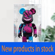 Building Block Bear bearbrick 400% Acrylic Display Box Violent Bear Figure Model Transparent Storage Dust Cover