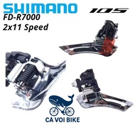 SHIMANO 105 FD-R7000 JAPAN BIKE DISCLE, FRONT STARTER - SHIMANO 105 FD R7000 - ROAD CERTIFIED AXLE A