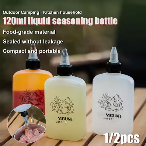 Outdoor Oil Bottles Portable Oil Pots Sealed Kitchen Packaging Bottles Small Packaging Cans Leak Pro