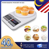 🔥 Ready Stock 🔥Baking  Digital Kitchen Scale Electronic Food Weight Baking Scale 1KG Professional White SF-100 Peni