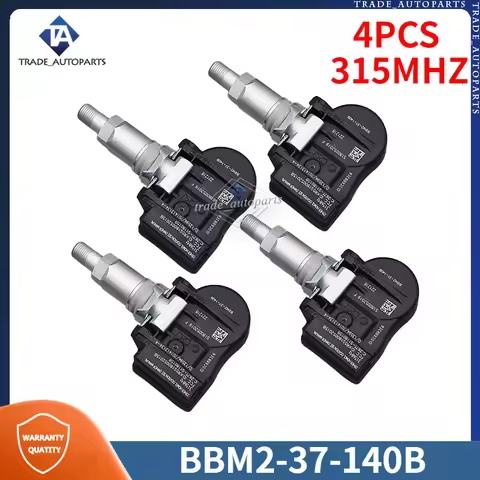 BBM2-37-140B BBM237140B 4Pcs Car Tire Pressure Monitor System Sensor TPMS 315MHZ For Mazda 2 3 5 6 M