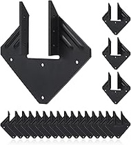 MOZCORN 20 Pack Hurricane Ties 2x4 for Rafters Roof Truss Timber Connection, Heavy Duty 12-Gauge (2.