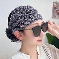 Topi wanita, topi lace, topi penutup rambut, scarf kepala Muslim Bunga Dan Musim Panas Baru Hui Kewa