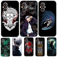 Case For OPPO A96 5G Case Phone Cover Protective Soft Silicone Black Tpu Satoru Gojo