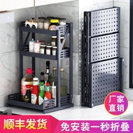 Seasoning Foldable Spice Rack Installation-Free Seasoning Design Kitchen Storage Rack Foldable Condi
