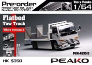 Y.E.S. x Peako 1:64合金模型。Isuzu五十鈴, ELF改裝版拖車