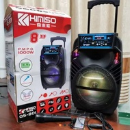 DJ Speaker System Subwoofer Sound Box With LED Light KIMISO QS-801