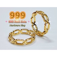 Wing Sing 999 Cincin Sauh Licin CBR Fesyen Emas Ring / 999 Ring Limited Edition