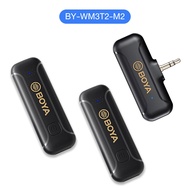 BOYA BY-WM3T2 Mini 2.4GHz Wireless Microphone รองรับการเชื่อมต่อแบบ USB-C / Lightning / 3.5mm