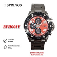 J. Springs by Seiko Instruments Inc. Mens Chronograph Watch 10 ATM BFH001Y