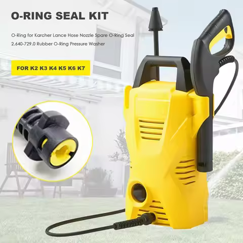 O-Ring for Karcher Lance Hose Nozzle Spare O-Ring Seal 2.640-729.0 Rubber O-Ring Pressure Washer for