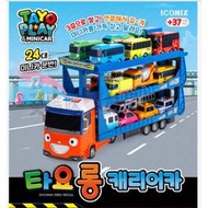 可超取🇰🇷韓國境內版 小巴士 tayo (不含小車) 音效 音樂 3層 車輛運載車 拖板車 卡車 玩具遊戲組