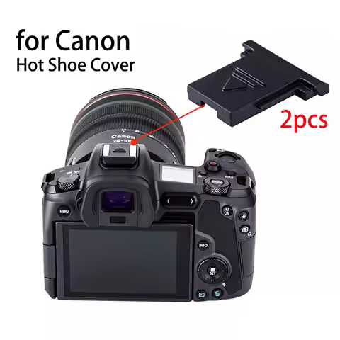2x Camera Hot Shoe Cover Cap Protector for Canon Rebel T8i T7i T7 90D 80D 77D 70D 5D 6D 7D Mark II R