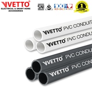 VETTO 20mm Conduit Pipe Length 3m + (Bonus 20mm Conduit Socket)