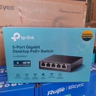TPLINK switch Poe 5Port TL-SG1005P Gigabit Desktop switch 4-port Poe