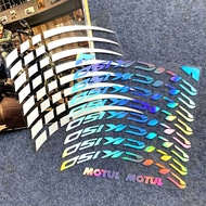 สำหรับฮอนด้าคลิก 125i v3 150i Click 160 V1 V2 V3 14inคลิกโลโก้ตราสะท้อนแสงรถจักรยานยนต์ดุมล้อสติ๊กเก