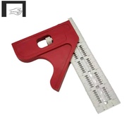 Scalable  Ruler Triangle Angle Ruler Woodworking Measure Tool Adjustable  Ruler Triangle Protractor