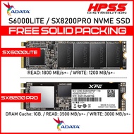 ADATA SX8200 XPG SSD SX6000 LITE / ADATA SX8200 PRO NVME M.2 2280 XPG Gaming (256GB /512GB/1TB/2TB) PCIe NVMe