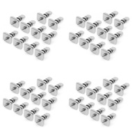 40 Pcs Removable Surfboard Fin ScrewFin Screw Thumb Fin Surfboards Accessories for Surfboards Longbo