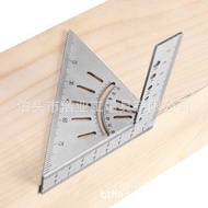 Square Ruler Inner Outer Triangle Ruler Multifunctional Woodworking Line Ruler Square Ruler Measurem